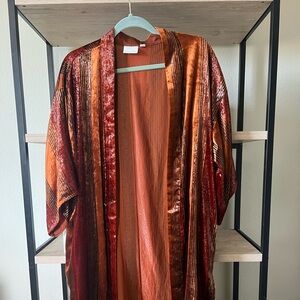 Anthropologie Ett:twa Velvet Kimono Size XS/S